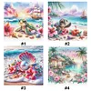 (Multi-Style)Beach Scenery-11CT Stamped Cross Stitch 40*40cm/15.75*15.75in tapestrymarket