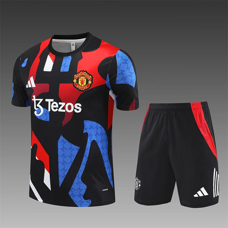 2024-25 Manchester United camouflage short-sleeved training jersey