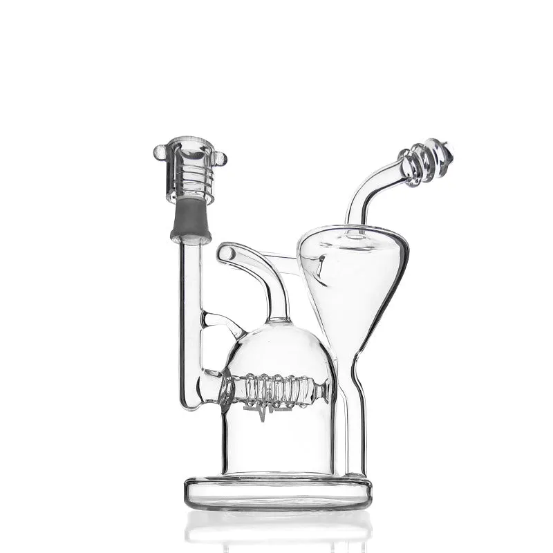 Pulse Glass Bong Perc Recycler Glass Recycler Rig Water Pipe
