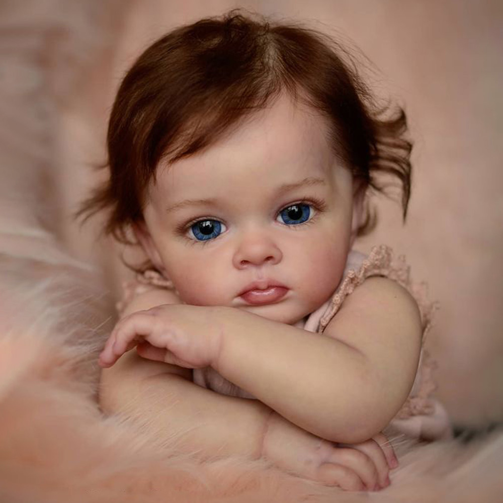 20 Reborn Baby Dolls Realistic Soft Weighted Body True Touch Cloth