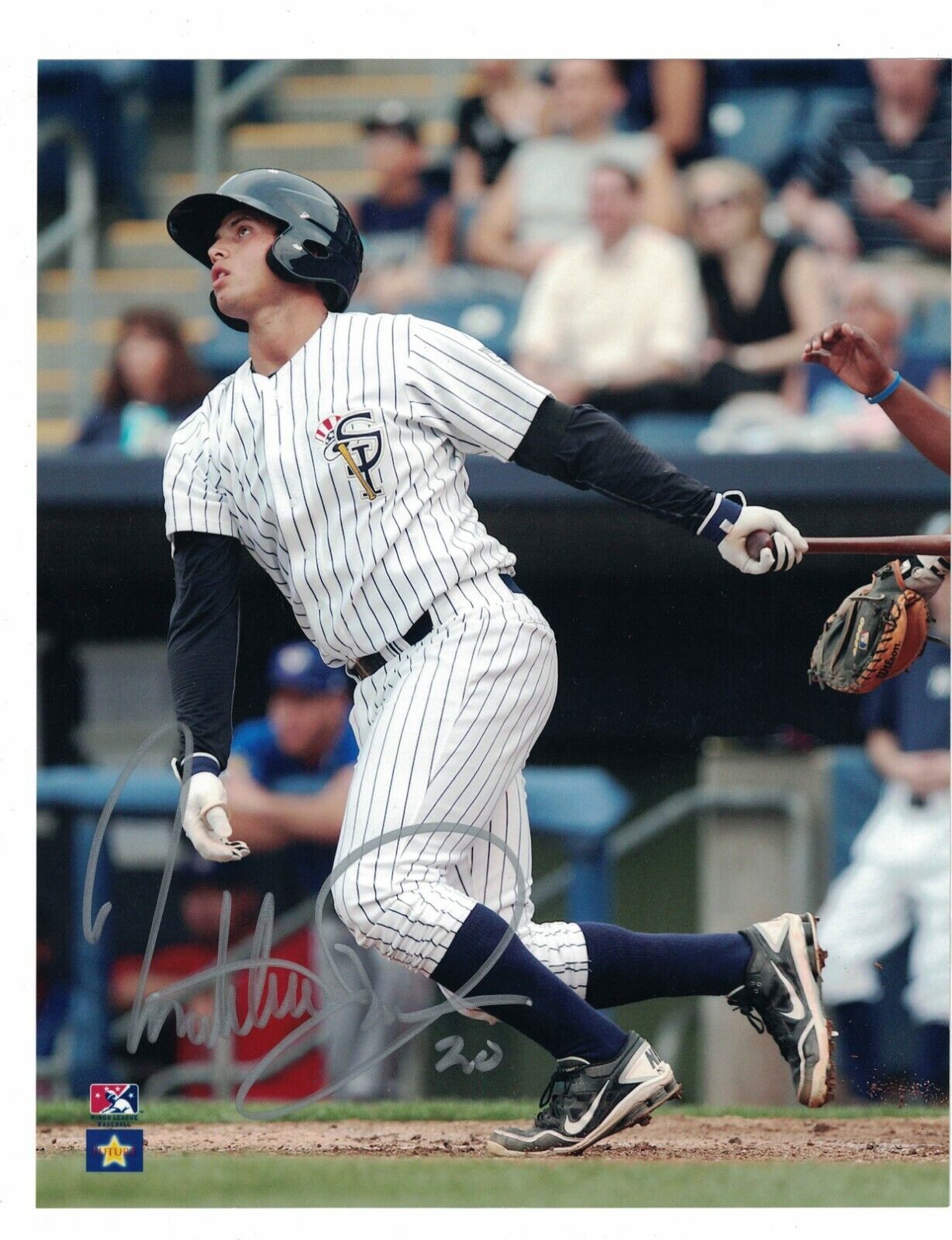 Matt Duran Staten Island Yankees Signed 8 x 10