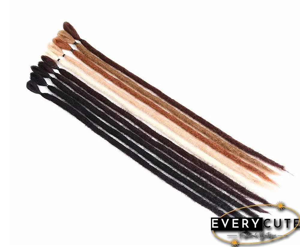 Wig Dirty Plait Handmade Dirty Plait Reggae Dirty Plait 20 Inch Monochrome