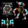 Deformable Fidget Spinner, Double-Layer Chain Robot Finger Toy, Suitable For Boys And Girls