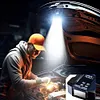 COB+SMD LED Super Bright Flashlight Rotatable Hat Clip Light for Night Running