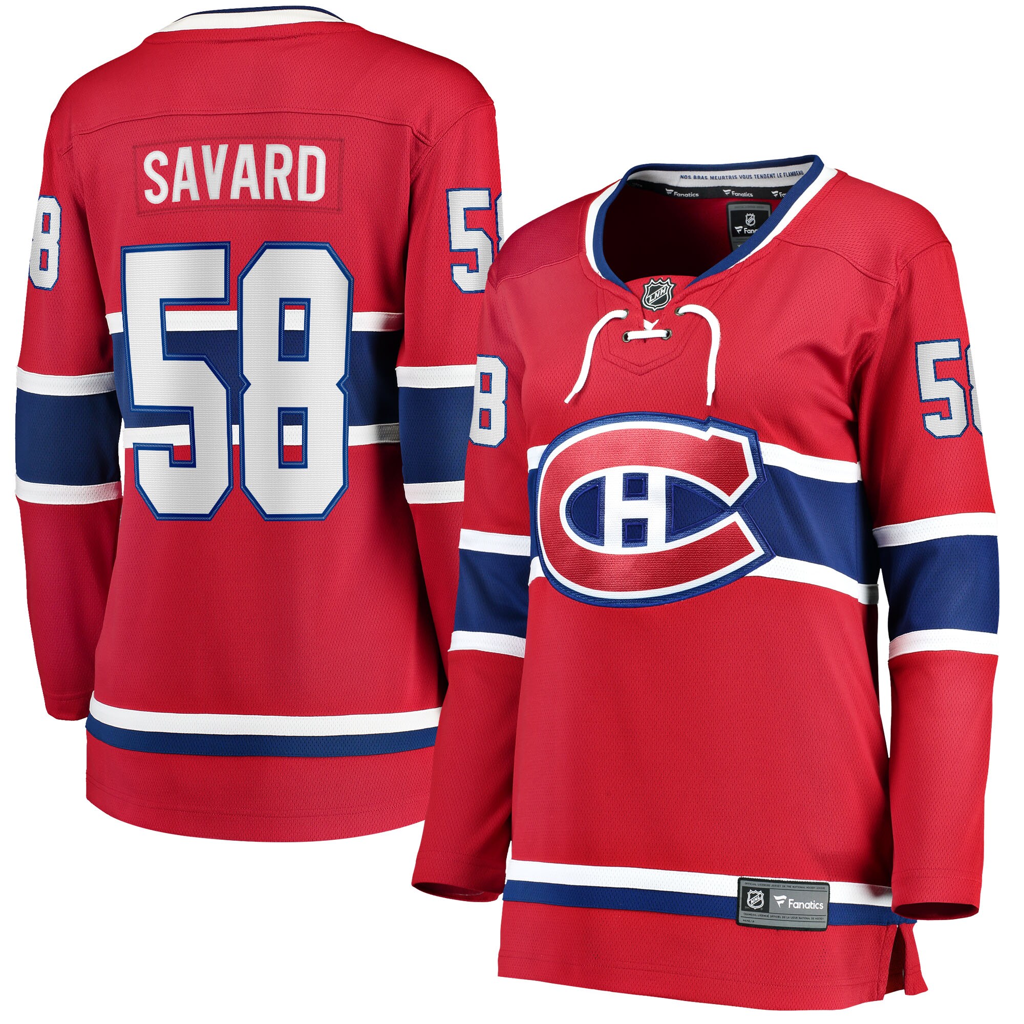 David Savard Montreal Canadiens Fanatics Women&rsquo;s Home Breakaway   Jersey &ndash; Red mysite