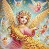 Diamond Painting-DIY Crystal Rhinestone Christmas Angel