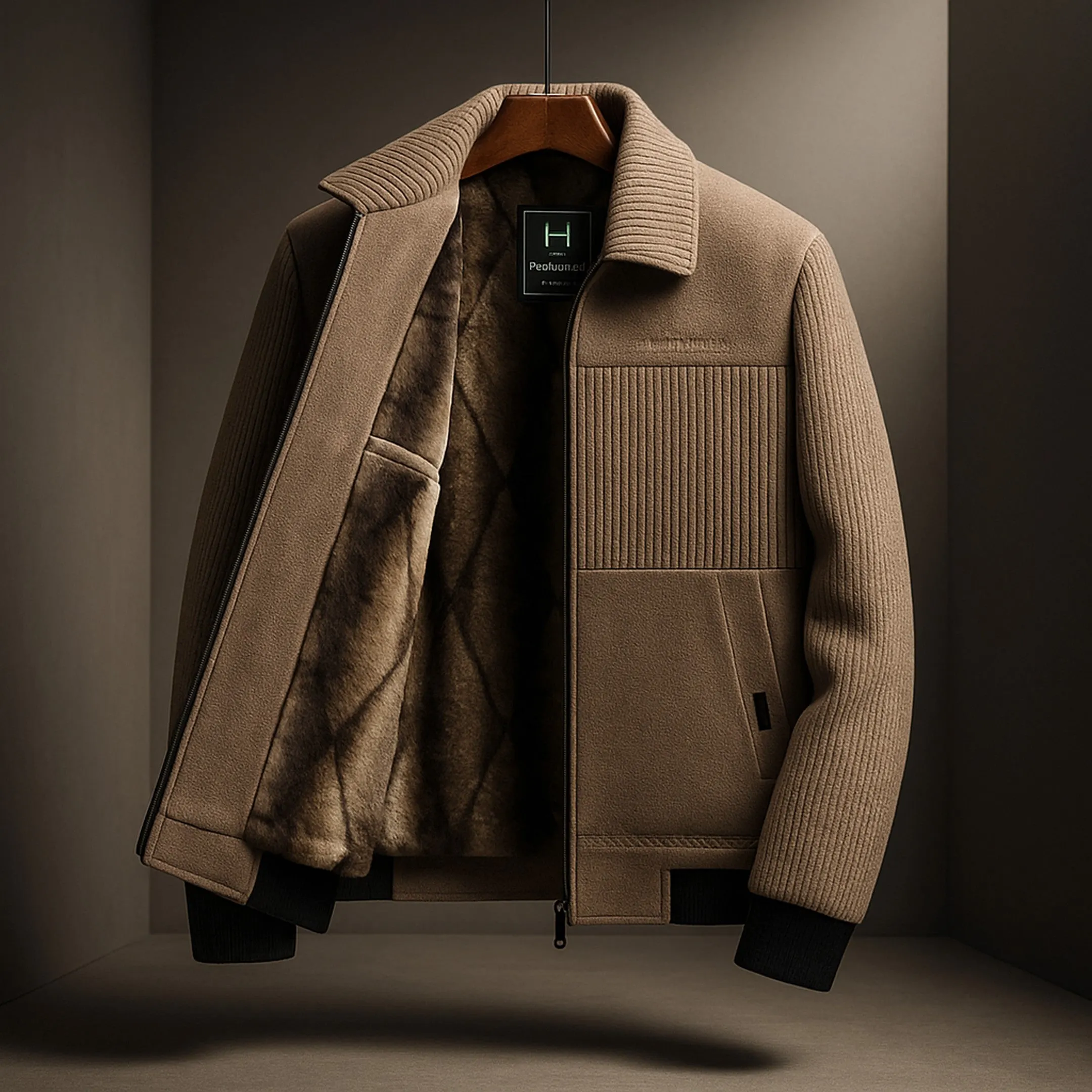 Men's Fleece-Lined Jacket &ndash; Warm Casual Outdoor Layer