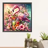 Diamond Painting-DIY Full Round Drill Flower Drink Flamingo