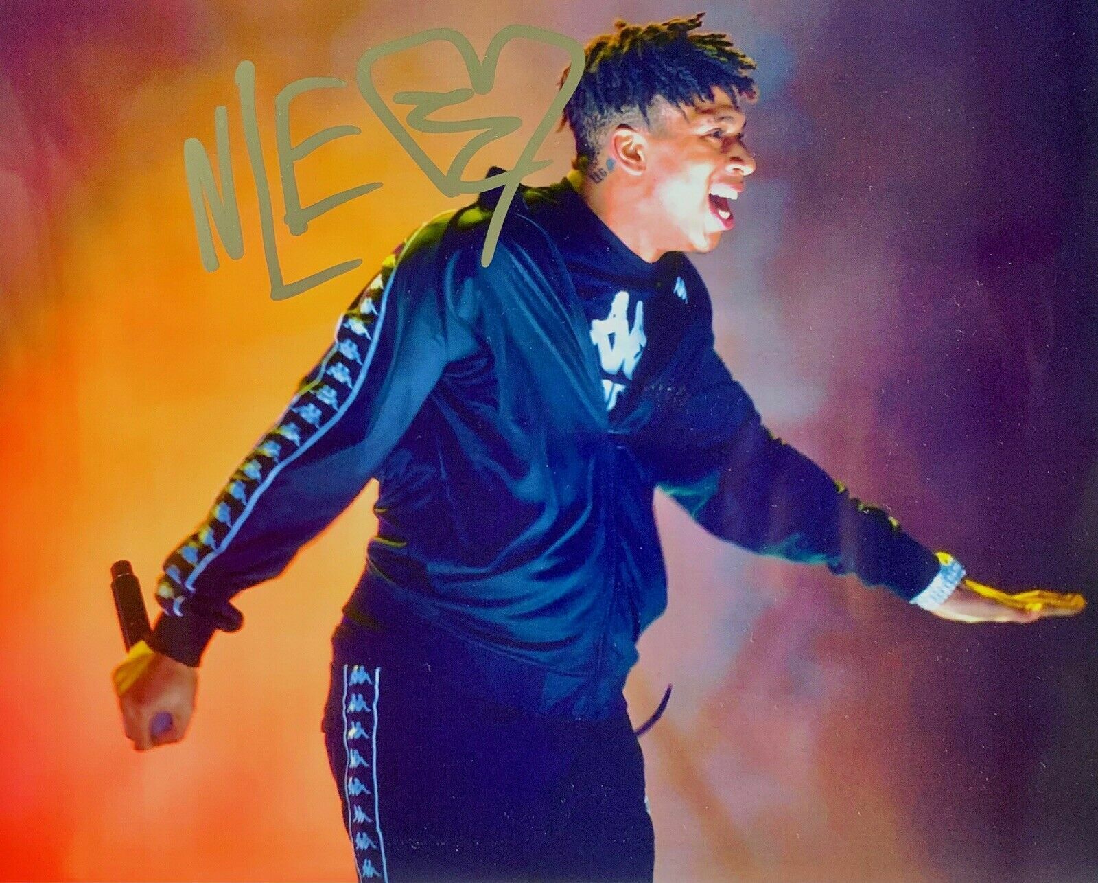 NLE Choppa Autographed Signed 8x10 Photo Poster painting REPRINT