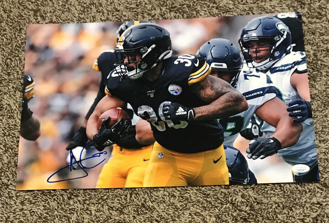 James Conner Steelers Signed/Autographed 11x17 Photo Poster painting JSA COA