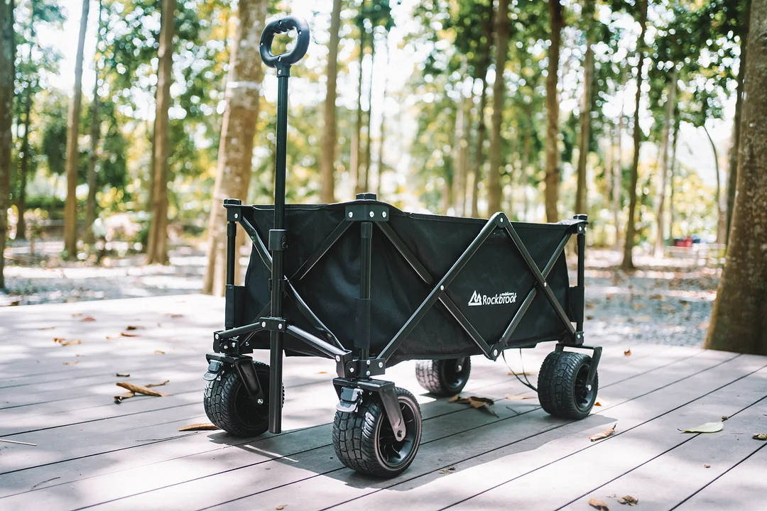 CA1001-Camping Cart Black Strage Use Strong Foldable 