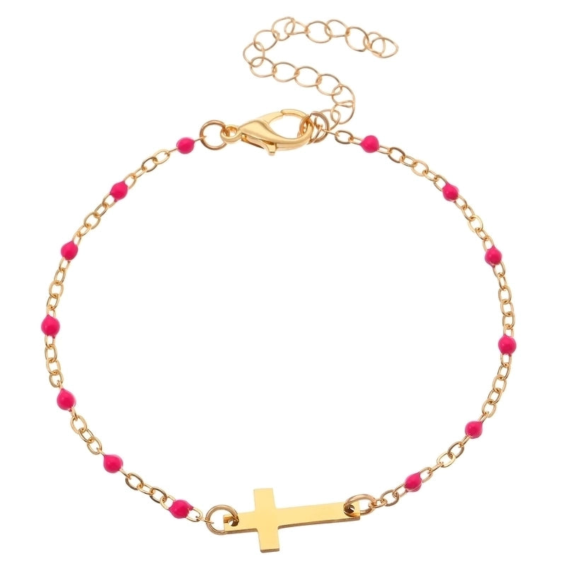 Casual Minimalist Streetwear Cross Heart Shape 304 Stainless Steel Bracelets In Bulk