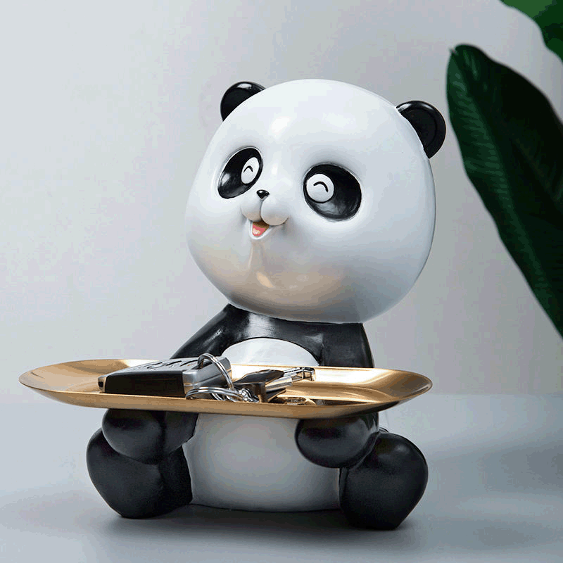 New Style Panda Tray Decoration