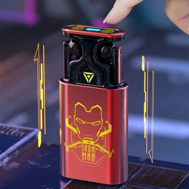 Auto Lifting Wireless Gaming Earbuds with Noise Cancelling