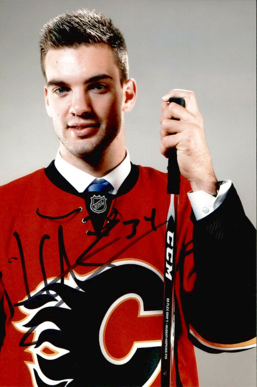 Hunter Smith SIGNED autographed 4x6 Photo Poster painting CALGARY FLAMES #3