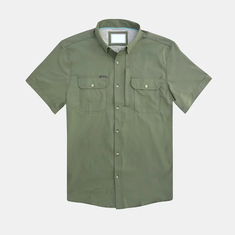 Performance Button Pocket Short Sleeve Shirt