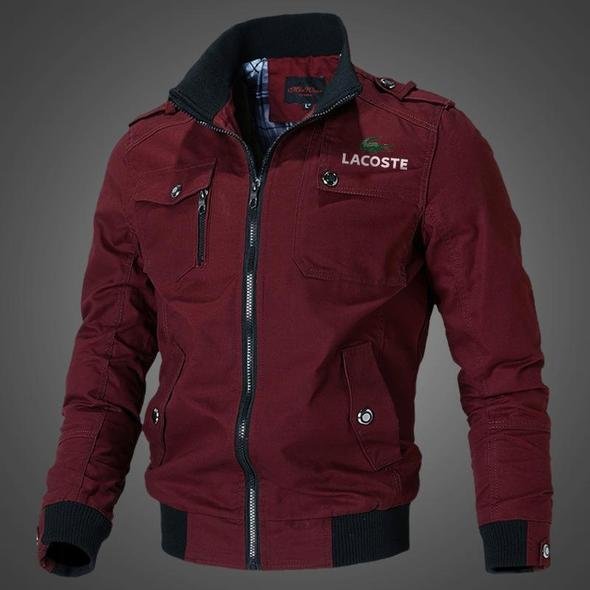 Chaqueta casual de hombre con cuello alto