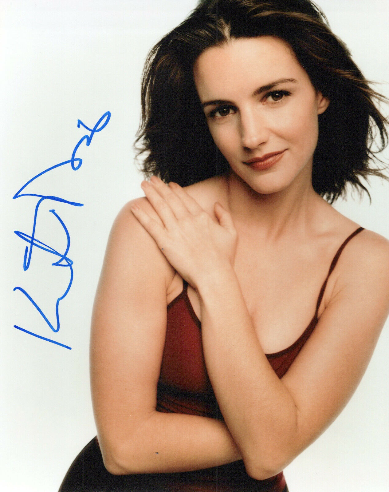 Kristin Davis glamour shot autographed Photo Poster painting signed 8x10 #20