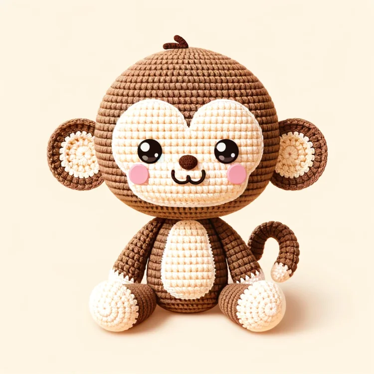 DIYarn - Monkey Crochet Pattern For Beginner