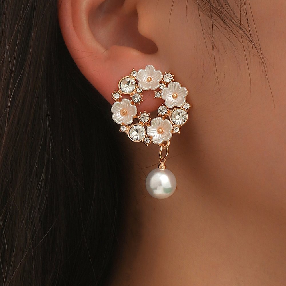 Elegant Fritillaria Flower Earrings