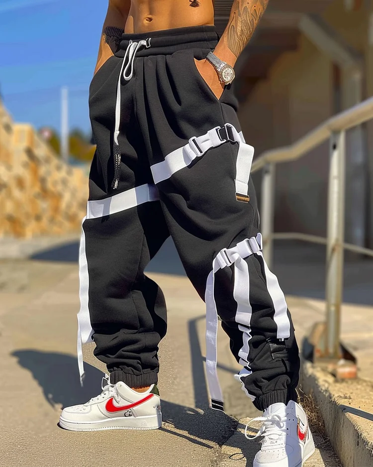 Men’s Fashion Loose Pocket Pants