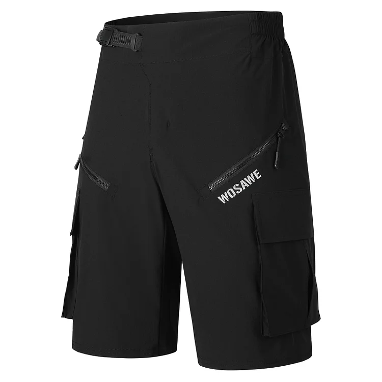 WOSAWE Men Baggy MTB Shorts Breathable Quick Dry