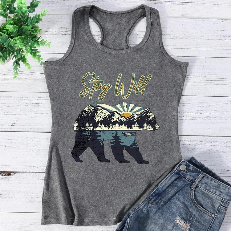 Stay wild Vest Top-Annaletters