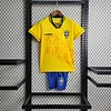 1994 Retro Brazil Home Football Shirt Kids Size 1:1 Thai Quality