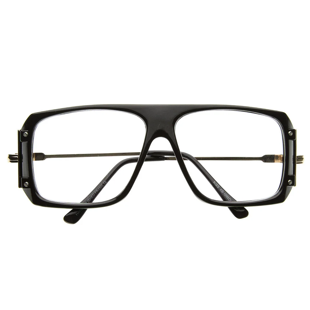 Vintage Inspired Square Clear Lens Glasses