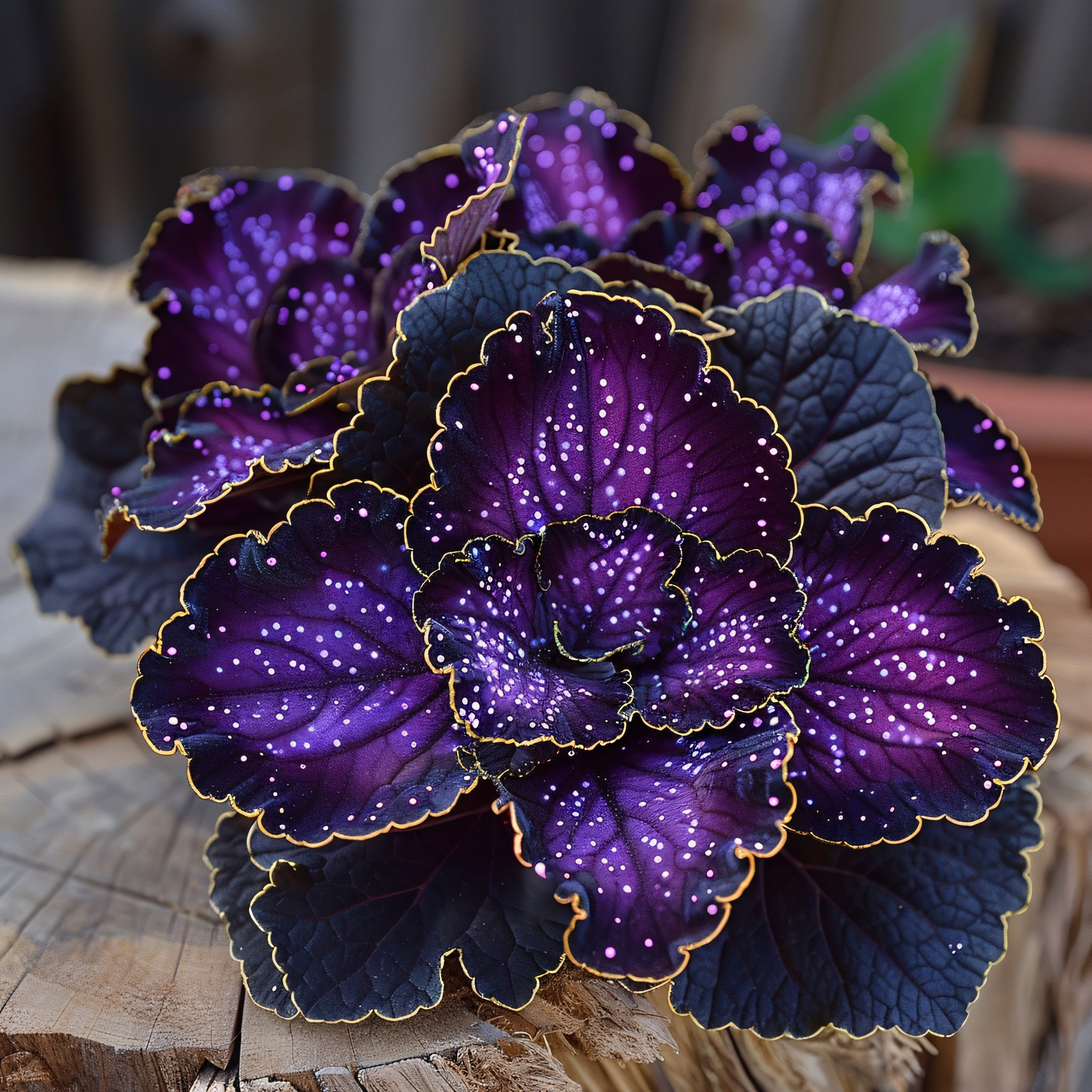 #8🔥-Rare Galaxy Polka Dot Begonia🌌☘️