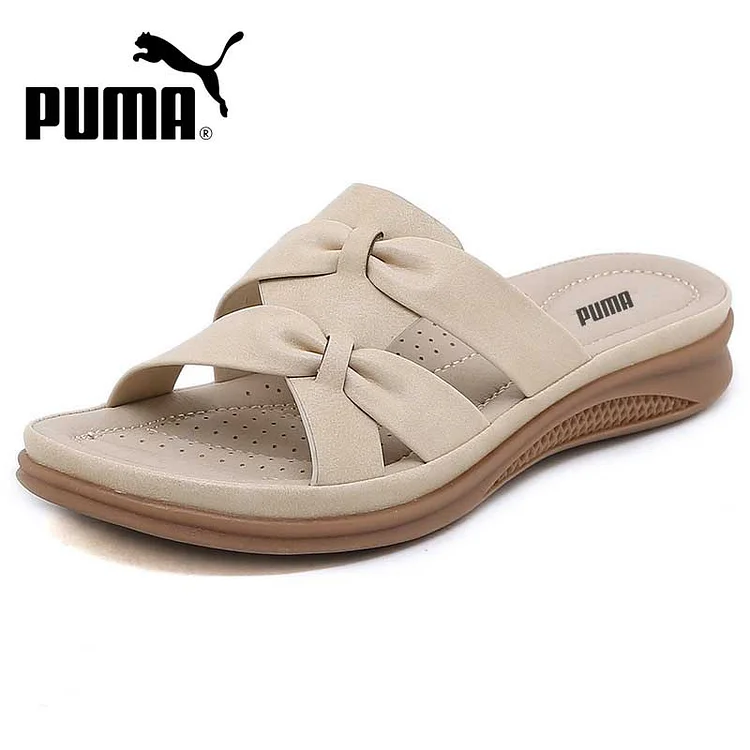 PUMA 2024 LETNIE NOWE, LEKKIE, WYGODNE SANDAŁY NA KOTURNIE W STYLU RETRO, W DUŻYCH ROZMIARACH