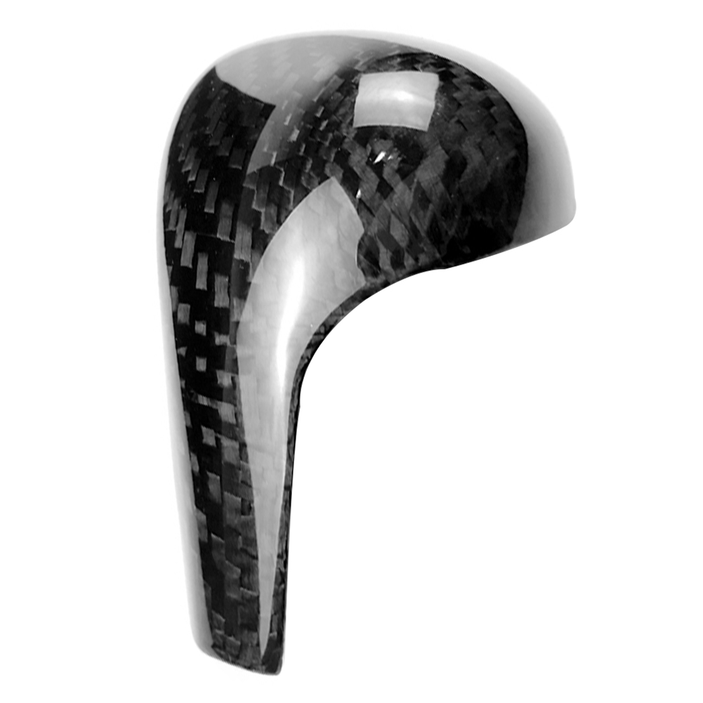 

Real Carbon Fiber Gear Shift Knob Trim Cover for Audi A4L A5 A6L Q5 Q7, 501 Original