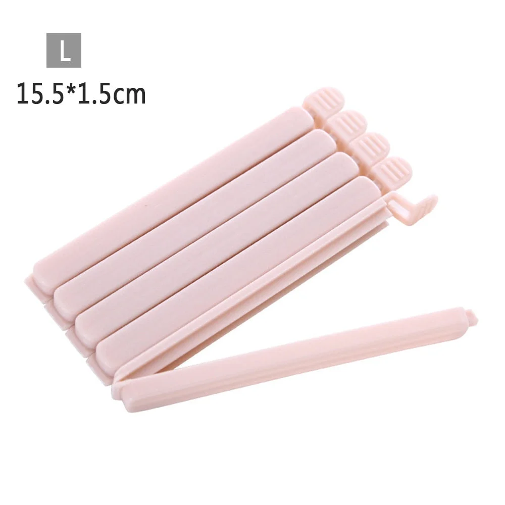 5 pc Food bag Storage Clips Freezer & Fridge Bag Sealing Clip Sealer Clamp Food Close Seal Kitchen Home Storage cocina accesorio