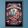 Diamond Painting -DIY Round Drill Independence Day USA(60*40CM)