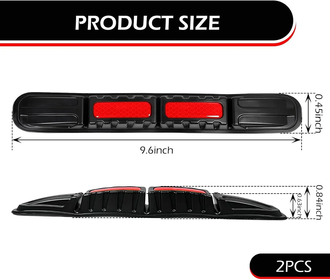 Car bumper protection strip, anti-collision foldable bumper protection strip, with strong reflective patches