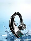 BT6.0 Wireless HD Sound Headphones with Ear Hook In-Ear Sports Headphones Type-C Charging Single Business Earplugs for Business Meeting Lecture