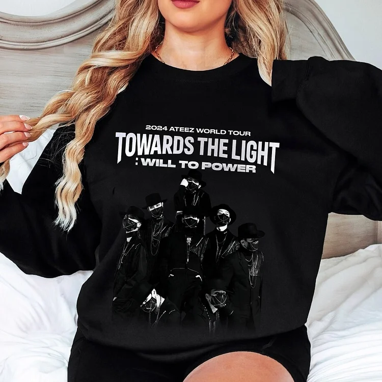 ATEEZ World Tour Towards the Light: Will to Power Logo Poster Sweatshirt