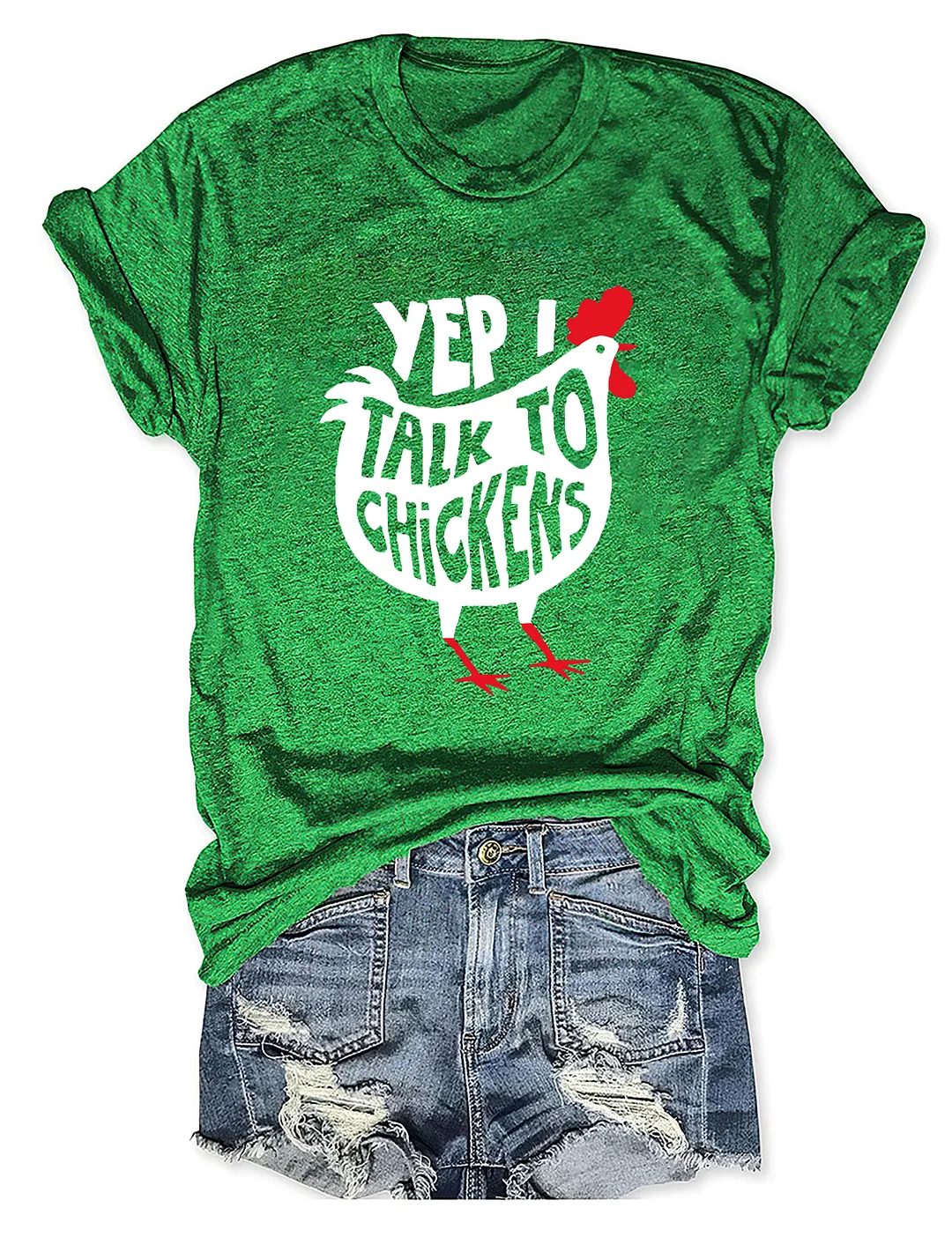 Yep I Talk To Chickens T-Shirt