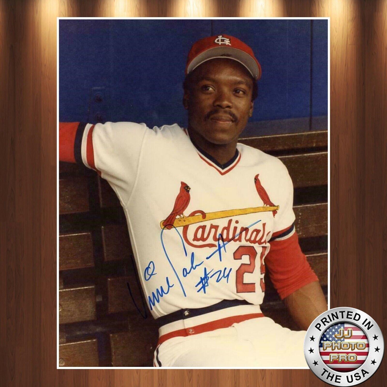 Vince Coleman Autographed Signed 8x10 Photo Poster painting (Cardinals) REPRINT