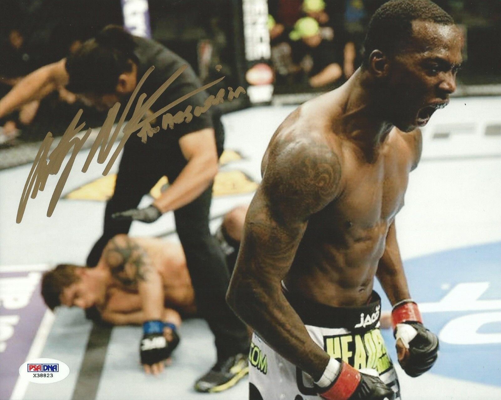 Anthony Njokuani Signed UFC 8x10 Photo Poster painting PSA/DNA COA Picture Autograph 145 132 173