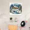 Christmas Cottage-11CT Stamped Cross Stitch 40*40cm/15.75*15.75in tapestrymarket