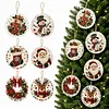 6pcs DIY Pearl Diamond Painting Christmas Tree Hanging Ornaments