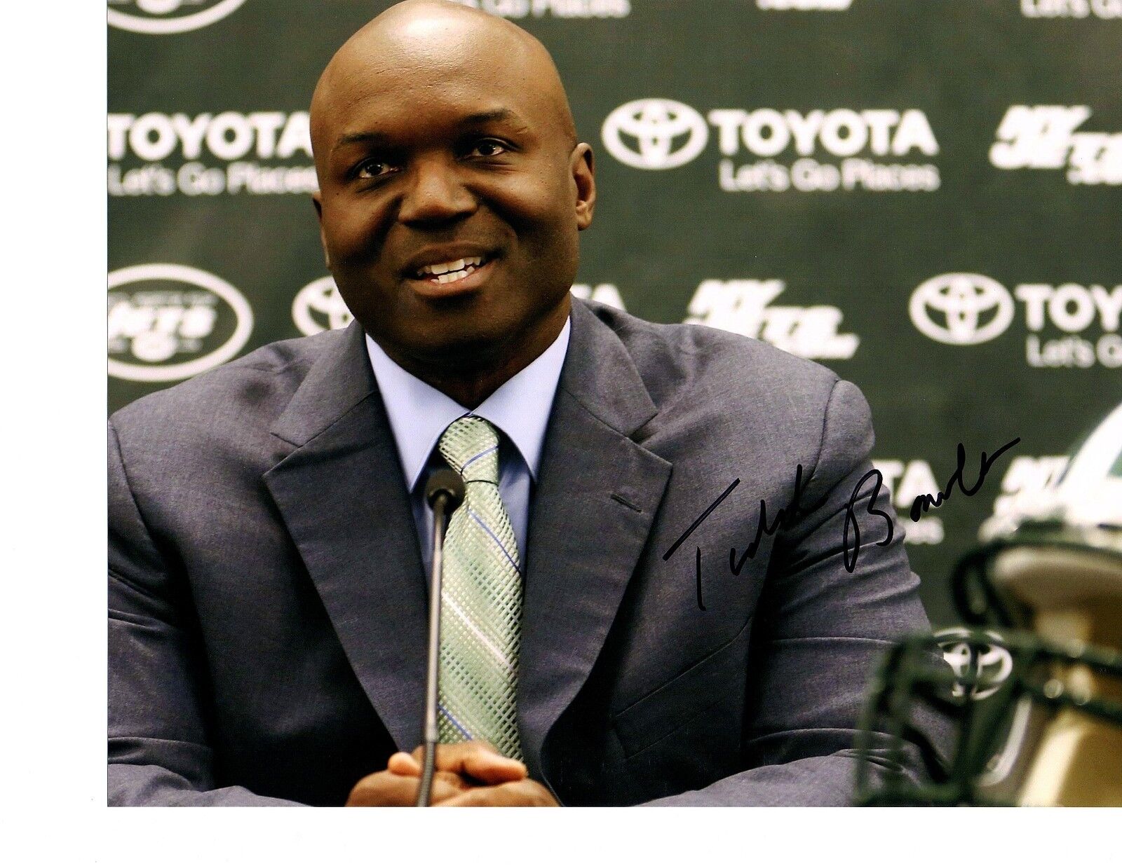 Todd Bowles New York Jets hand signed autographed 8x10 football Photo Poster painting COA e