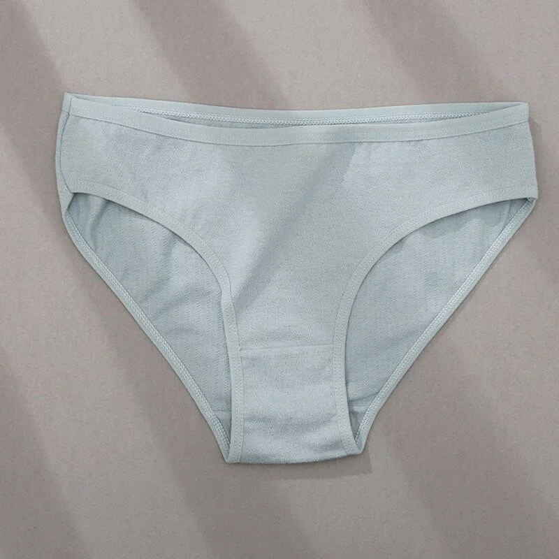 2021 Cotton Panties Women Low Waist Female Underpants Sexy Comfortable Women's Cotton Solid Color Briefs Panty Lingerie S-XL