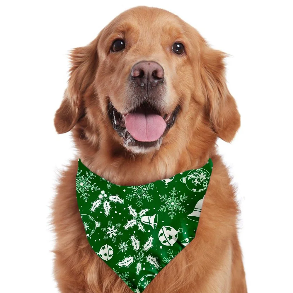 Green Christmas Tree Patterned Family Matching Pajamas Sets(with Pet Dog Clothes)