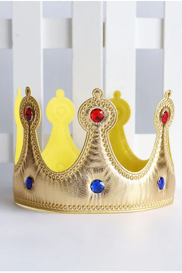 Halloween Gold Silver Shiny King Crowns
