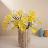 Single Head Calla Lily PU Texture Artificial Flower 
