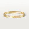 CARTIER LOVE BRACELET, 4 DIAMONDS