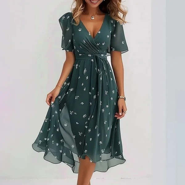 Elvira - Printed Summer Dress