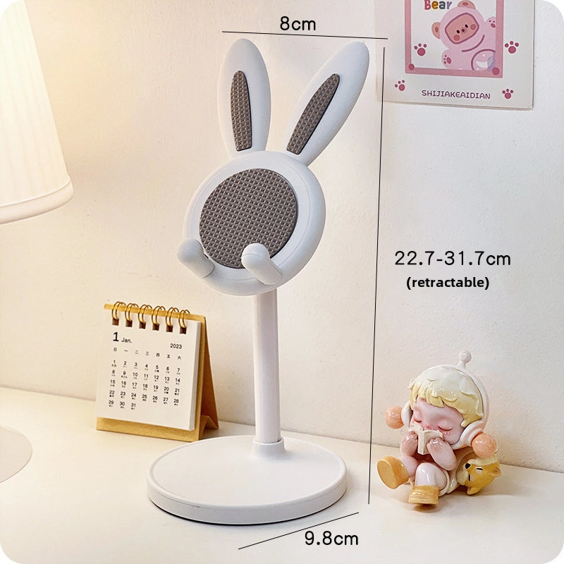 Bunny Mobile Phone Bracket ~ Adjustable Adjustable Student Desktop Lazy Home Selfie Live Support Rack